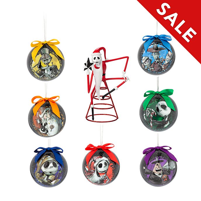 Disney Store The Nightmare Before Christmas Baubles and